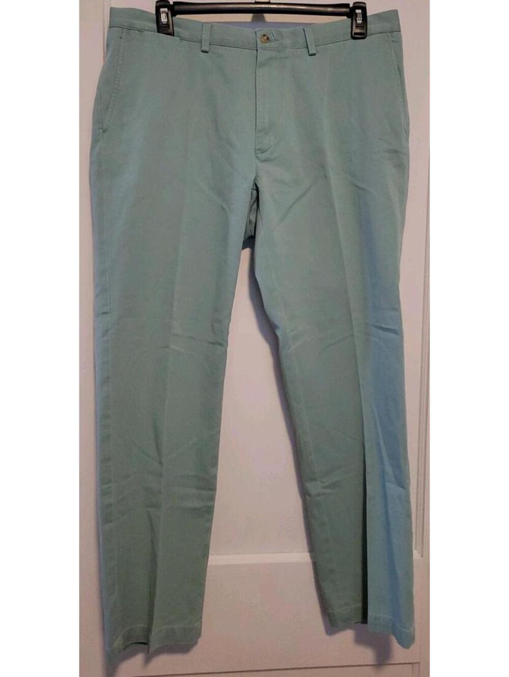 Ralph Lauren Polo Pants 38x32 Cotton Chino Straight Leg Mens Classic Light Green